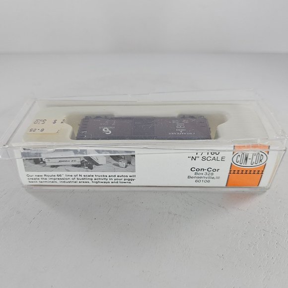 Con-Cor 100104 N Scale 40 Ft Steel Boxcar Chesapeake & Ohio #15382 - Picture 6 of 7
